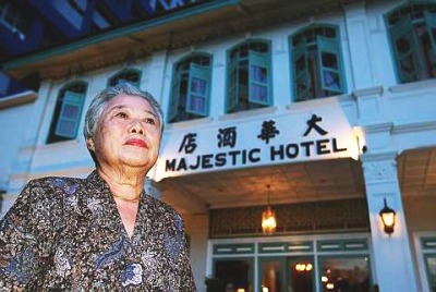 Image: Leong Sui Ying is happy to see her old home restored to its former glory.