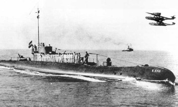 Image: The KVIII, sister ship of the KVI, photograped on July 11, 1935.